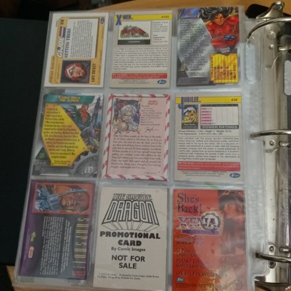 Marvel Comics X Men GI Joe Xena Promos singles Metal 18 Card Lot - Picture 2 of 5